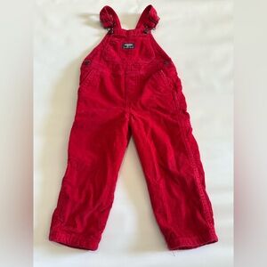 OshKosh B'gosh Red Kids Overalls